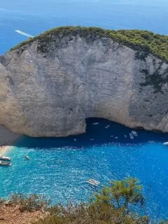 zakynthos shipwreck beach, navagio, greece